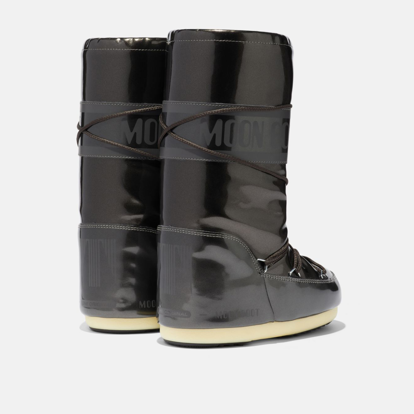 Moon Boot® Metallic Vinterstøvler Dame Svart NO-341569